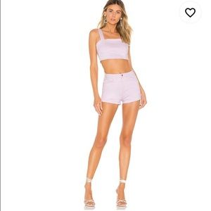 Revolve Superdown Leola Denim Set NWT